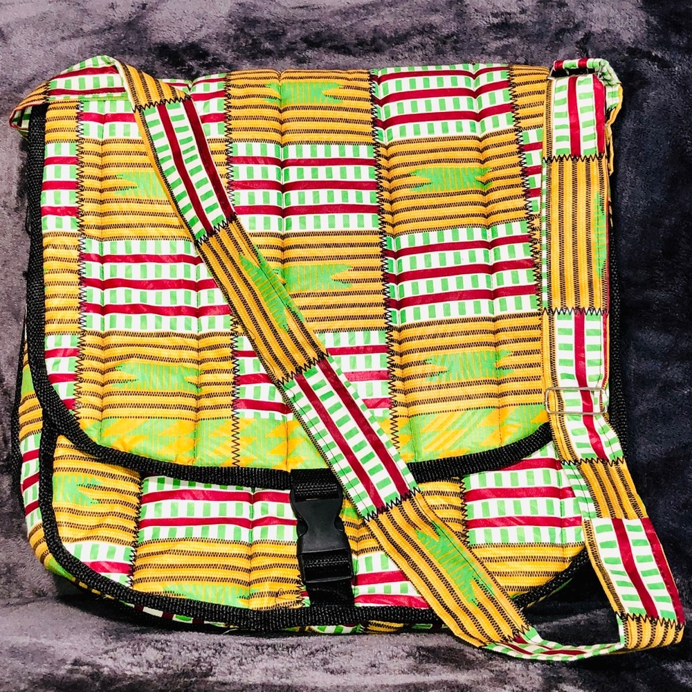 African fabric crossbody bag